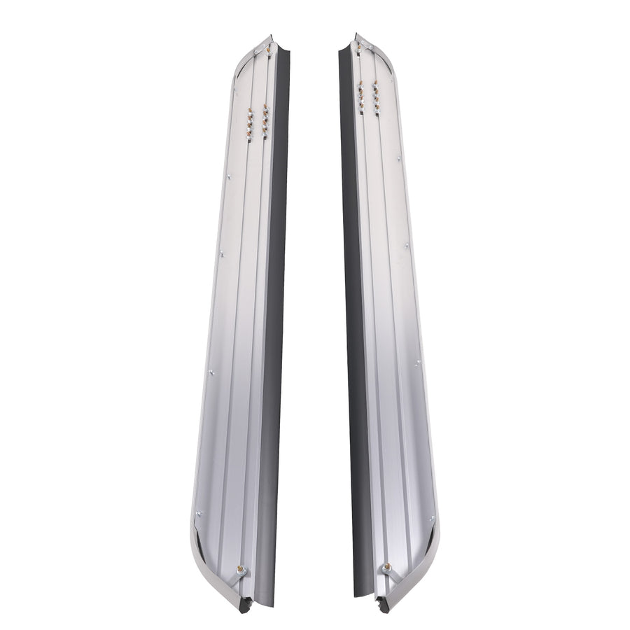Non-slip Side Steps compatible for Toyota Highlander 2022-2024 Silver Running Board