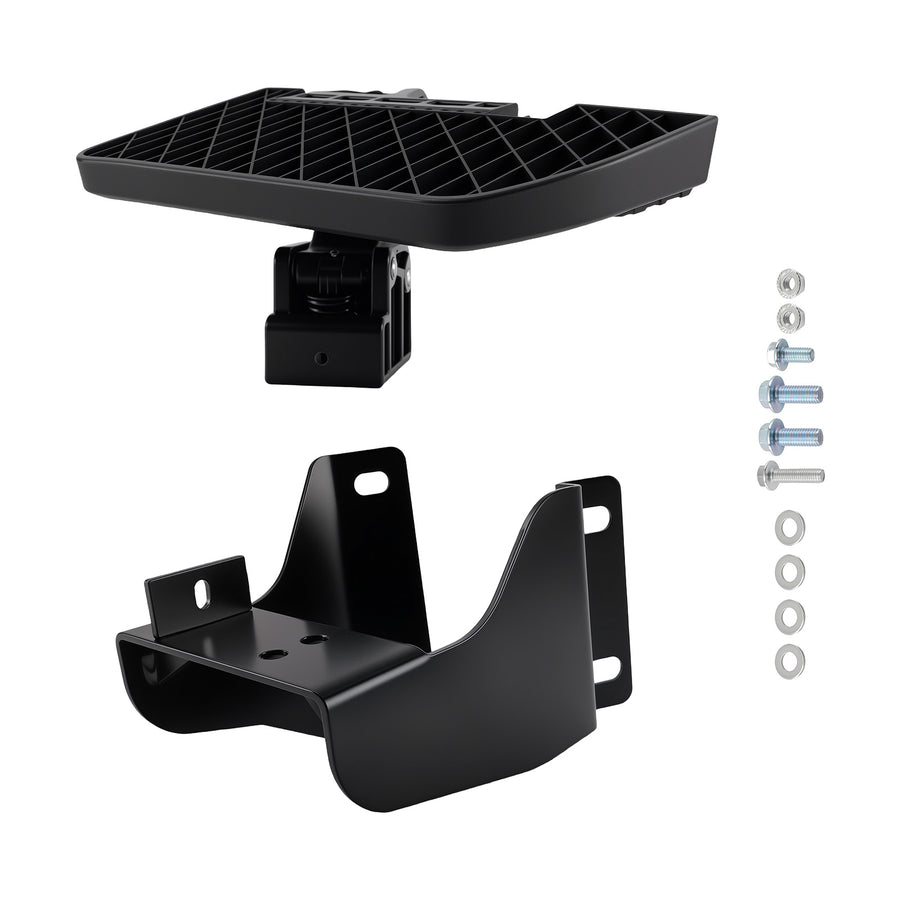 Aluminium Bed Step compatible for Ford F150 2015-2020 75312-01A Black Retractable Steel