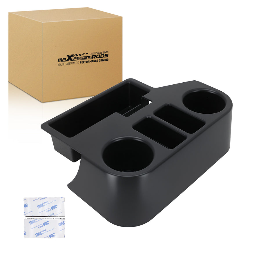 Black Centre Console Cup Holder compatible for Dodge Ram 1500 2500 3500 1994-1997 New