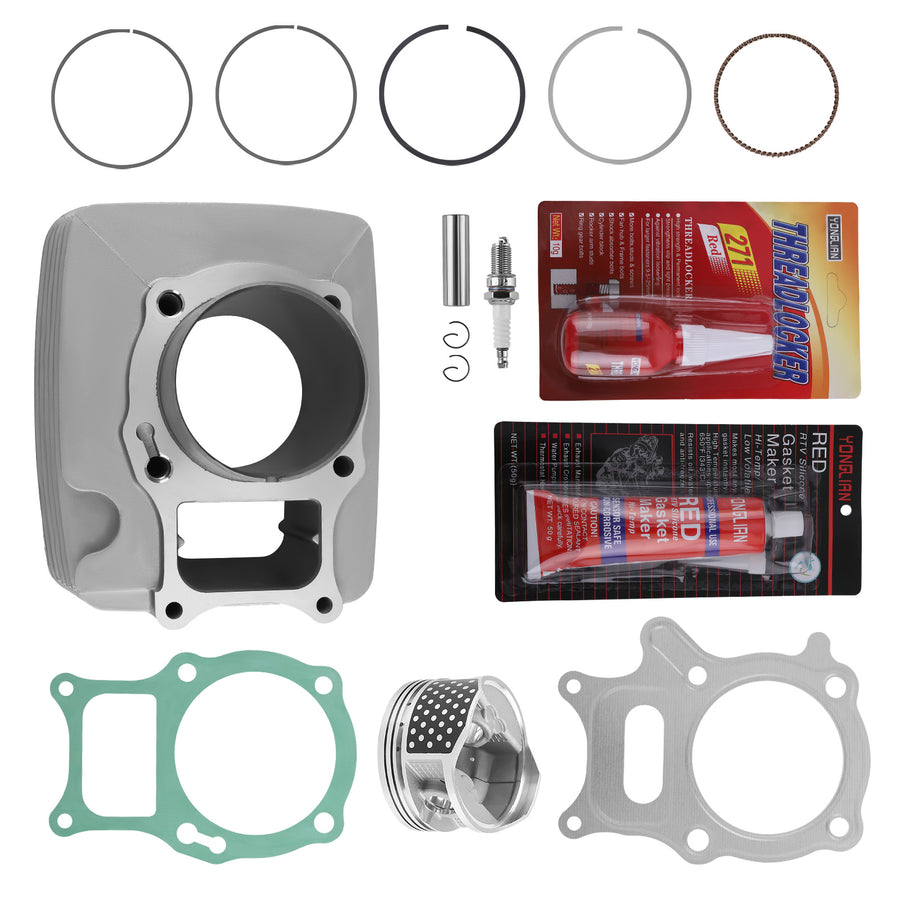 Cylinder Head compatible for Honda TRX250EX TRX250X 03-14 TRX250 Recon 250 TE compatible for TM 2002-2014
