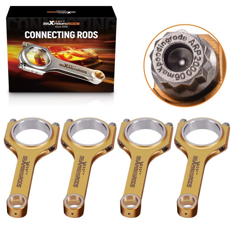 Titanizing Conrods Connecting Rods compatible for Audi 80 8C, B4 94-95 Estate RS2 quattro