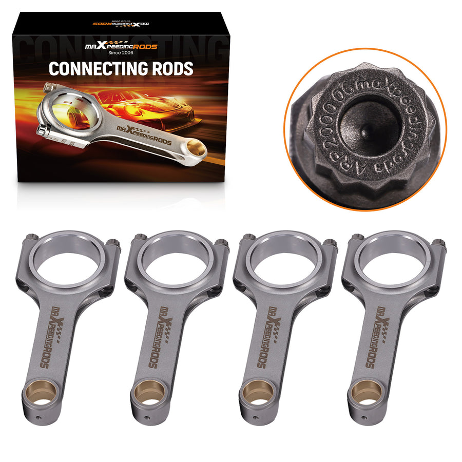 Connecting Rod Kit compatible for Suzuki Cultus GTi AA34S 1989-1994 AC34S AA33S H-Beam 4pcs