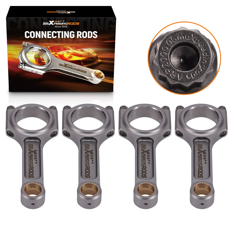 I-Beam Forged Connecting RodsARP 2000 Bolts compatible for Honda K20 K20A2 K20Z1 K20Z3
