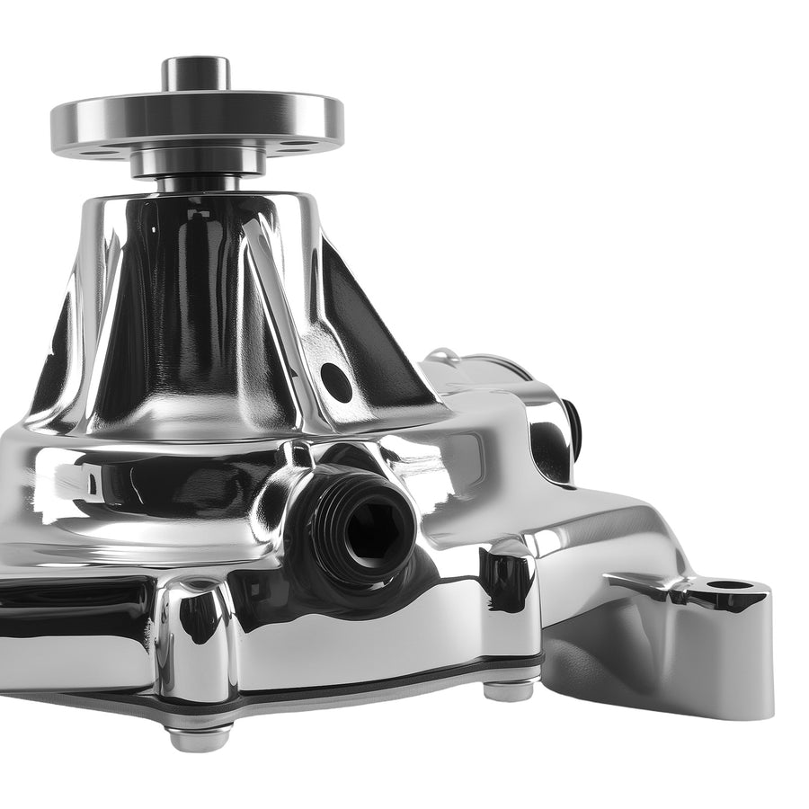 BBC Chrome Kit for Big Block compatible for Chevy 396-454 Short Water Pump Pulley Set