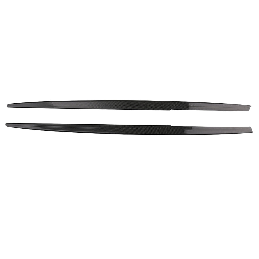 LR 2pcs Side Skirt Extension compatible for BMW F30 F31 M Sport 2012-2018 Carbon Fibre
