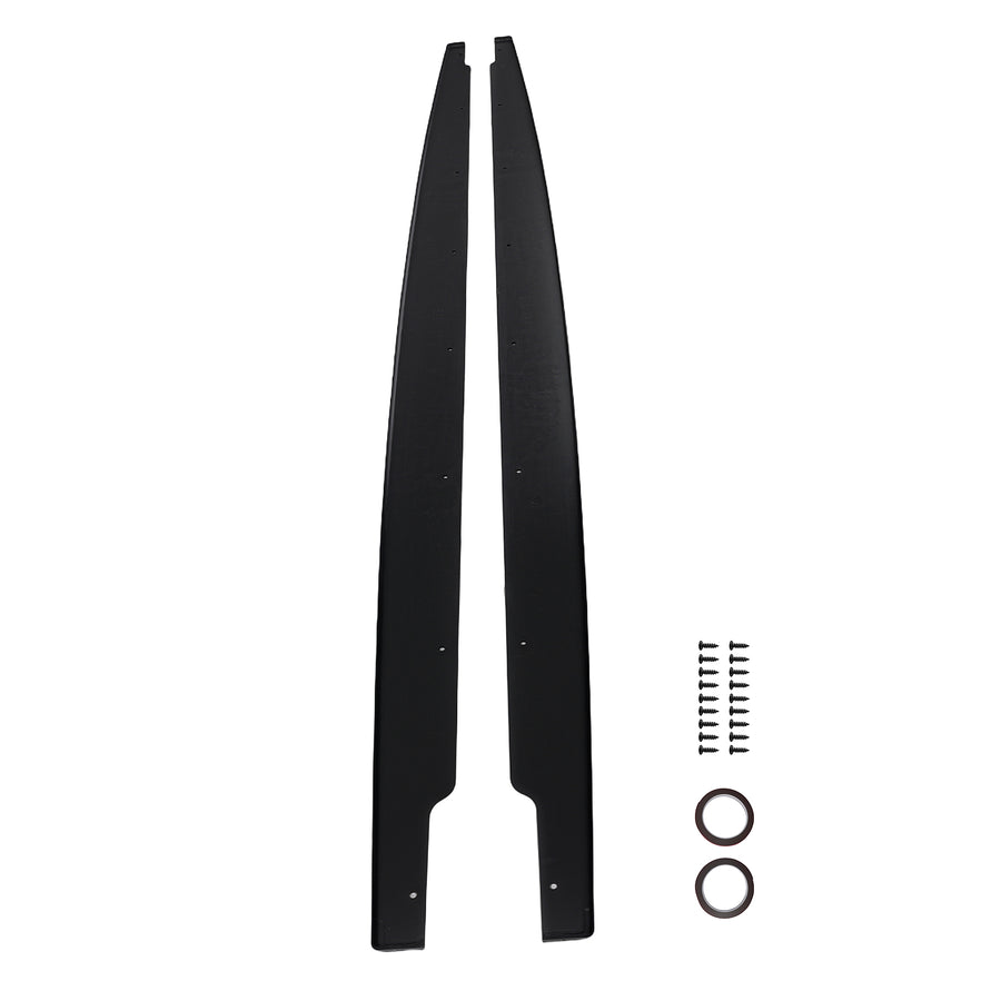 Side Skirt Body Extension compatible for BMW 3 Series E90 M3 E92 M3 2005-2014 Black