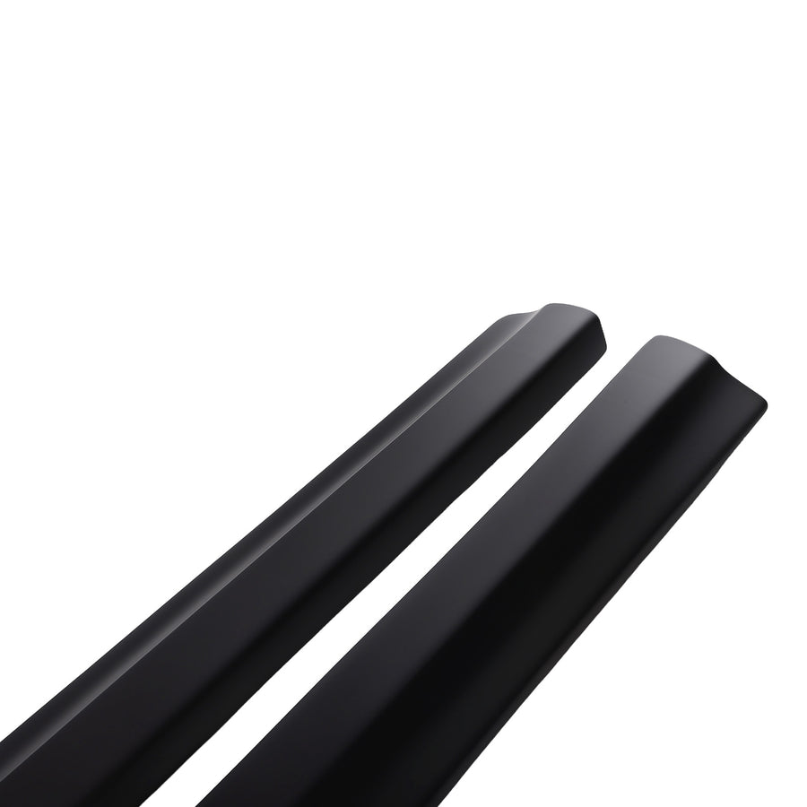 Black Side Extension Panel Kit compatible for Honda Accord Sedan 2008-2012 ABS Body Skirt