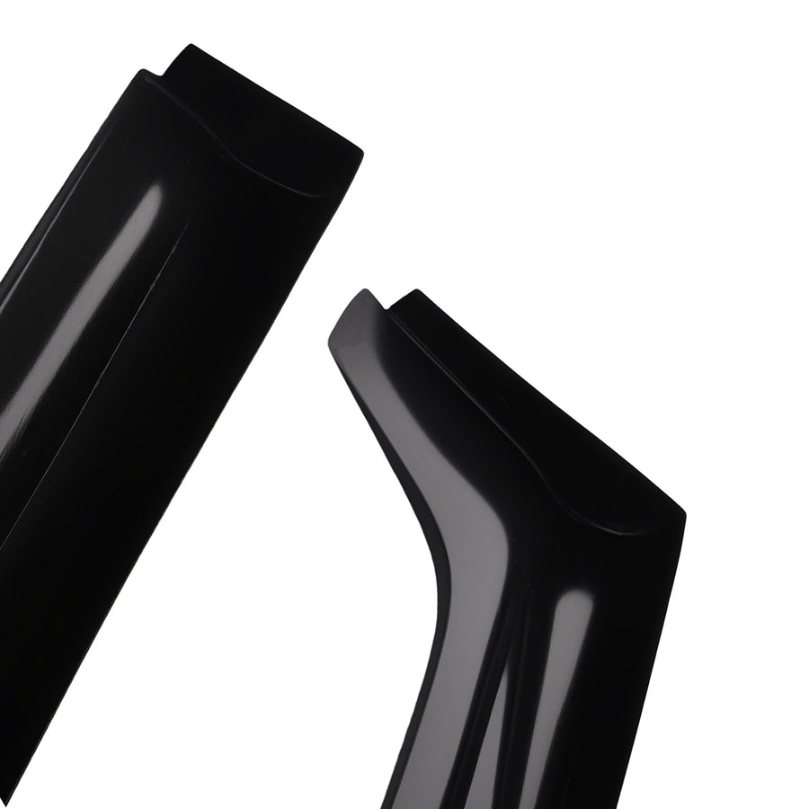 Black Side Extension Panel Kit compatible for Honda Accord Sedan 2008-2012 ABS Body Skirt