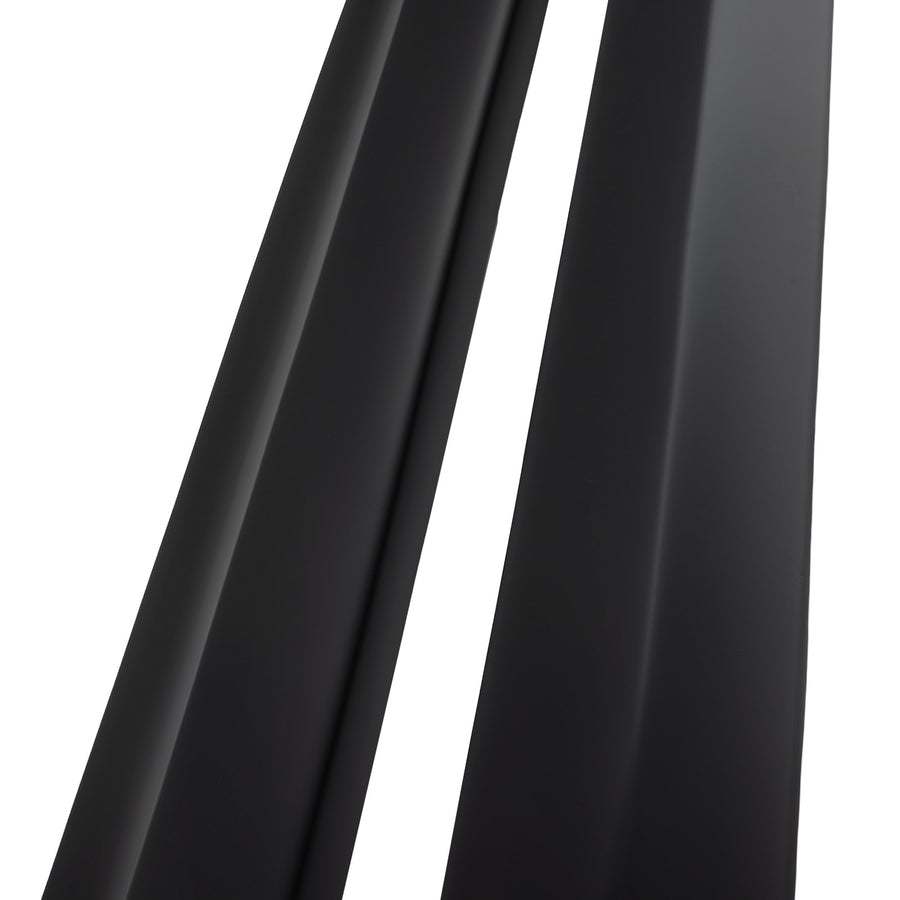 Black Side Extension Panel Kit compatible for Honda Accord Sedan 2008-2012 ABS Body Skirt