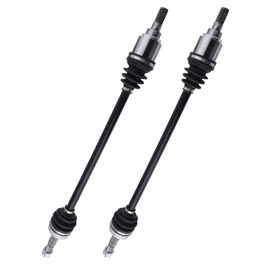 Front Rear LeftRight FullSet CV Axle compatible for Nissan Rogue Select L4 2.5L AWD