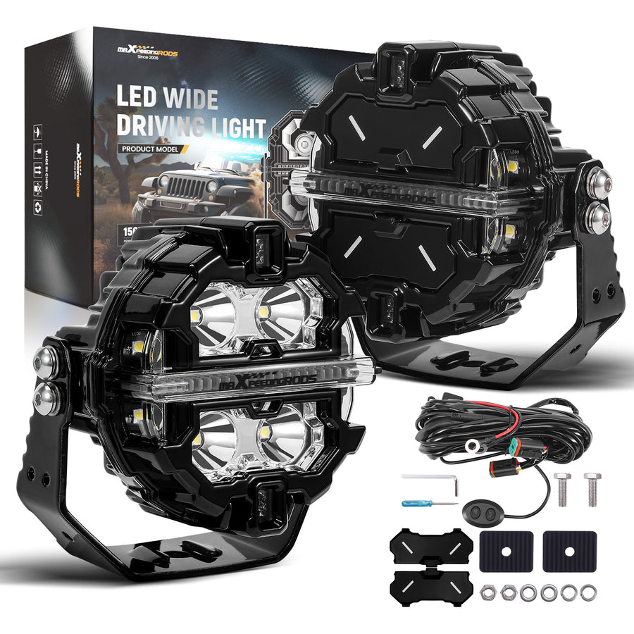 Universal 3.5 inch 160W LED Light Pods for Offroad Driving