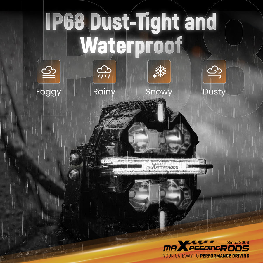 Universal 3.5 inch 160W LED Light Pods for Offroad Driving