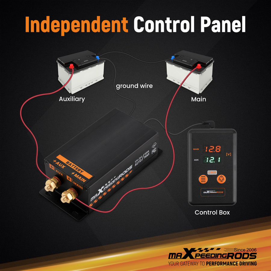 Dual battery isolator kit For all car types