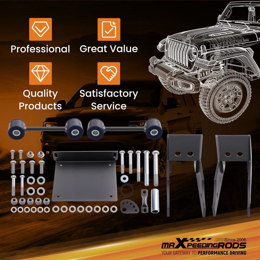 Trailing Arm Relocation Kit compatible for Chevy GMC SUV compatible for Suburban Tahoe 2000-14