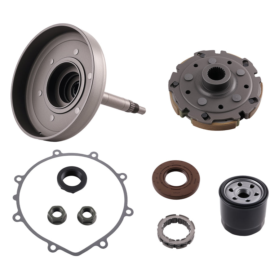 Wet Clutch Shoe Drum Housing Carrier Gasket Kit compatible for Massimo HiSUN HS 400 ATV UTV