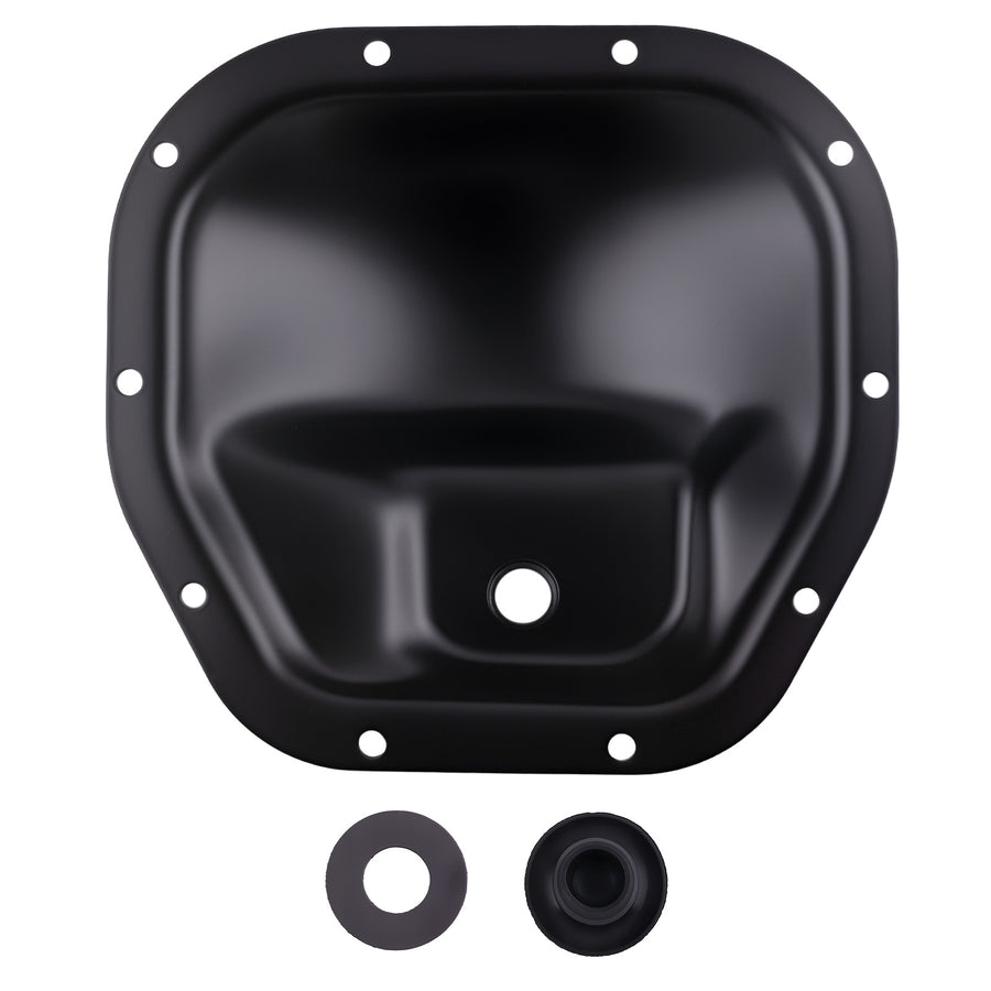 Black Diff Cover Rear compatible for Jeep Grand Cherokee L6 V8 99-04 5012842AA 697-708