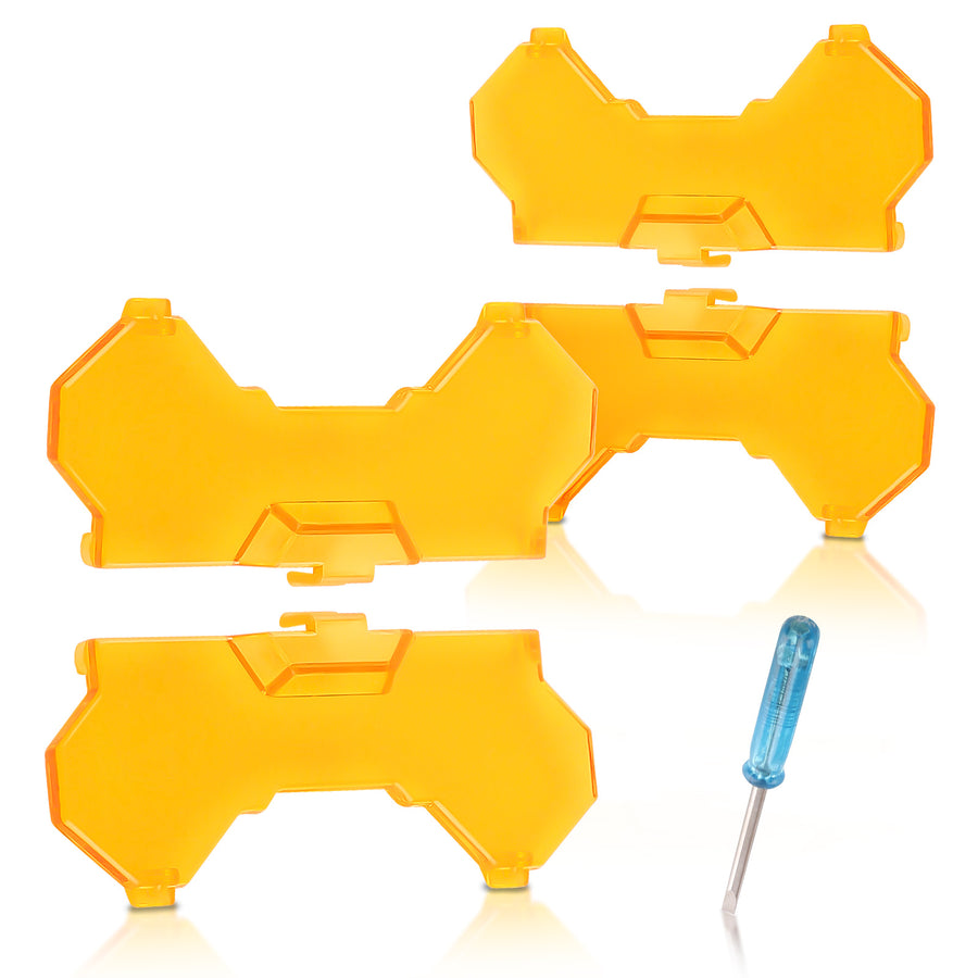 Amber Light Cover for 3.5 Square LED Driving Lights Waterproof