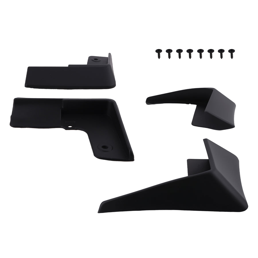 Black Mud Flaps Guards Set compatible for Toyota Prius Base/Premium 2010-15 00016-47225