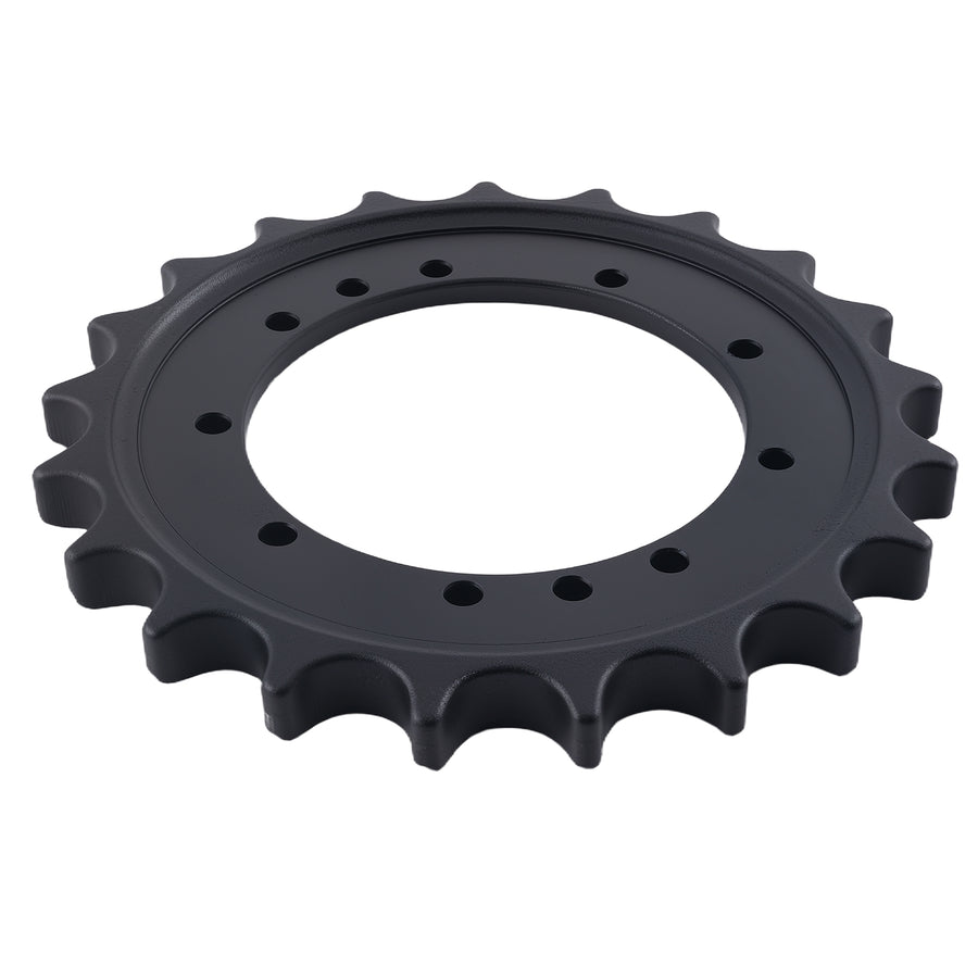 11 Bolt Holes Drive Sprocket compatible for Bobcat E27Z E32I E35 7142235 Black Steel