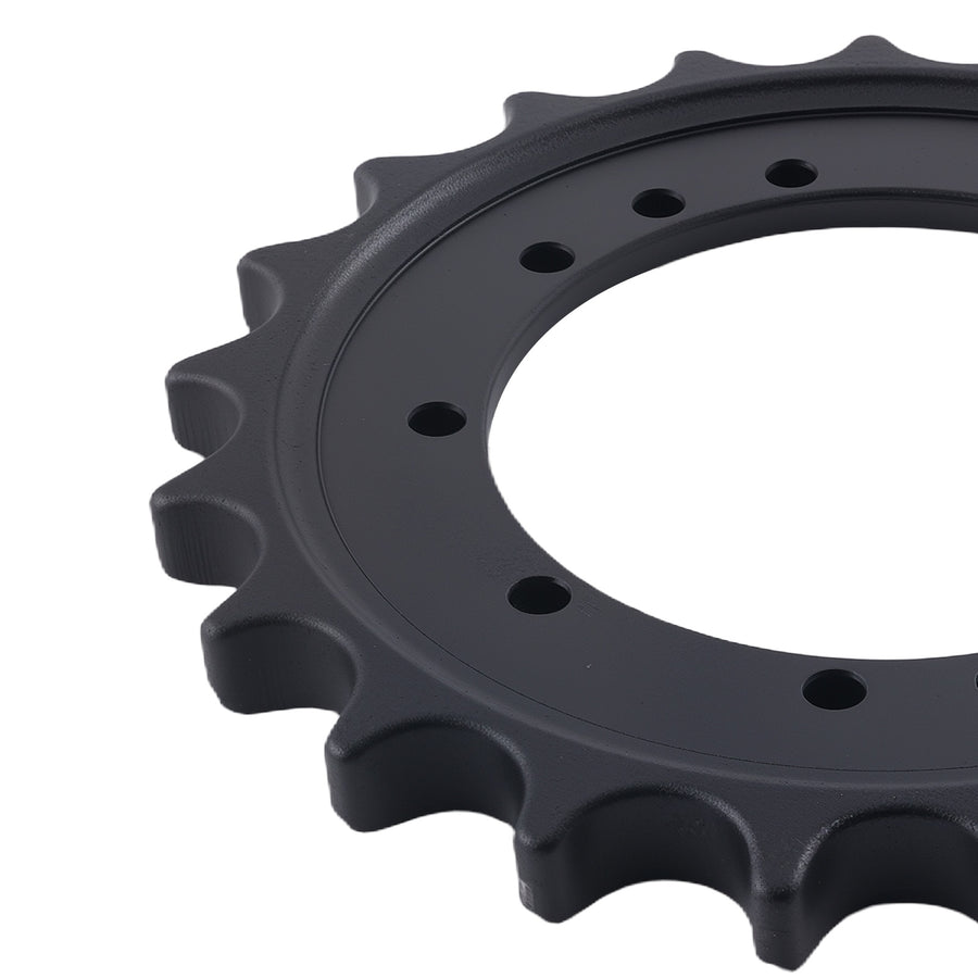 11 Bolt Holes Drive Sprocket compatible for Bobcat E27Z E32I E35 7142235 Black Steel
