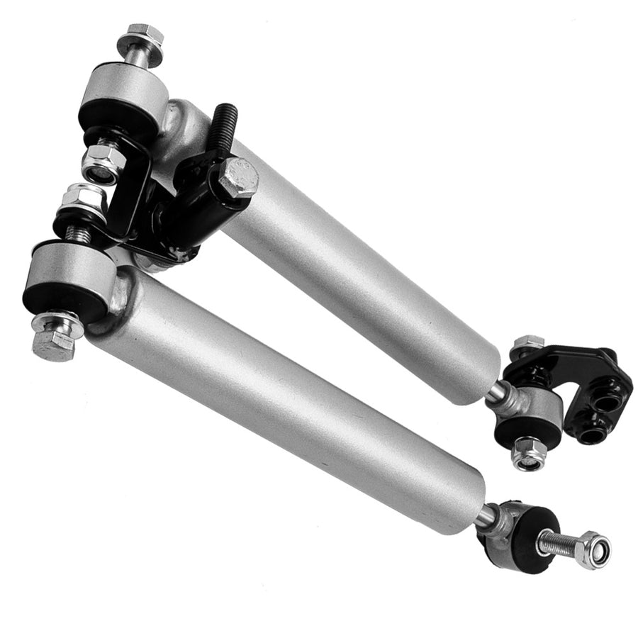 Compatible for Jeep Cherokee XJ2WD 4WD 1984 - 2001 Dual Steering Stabilizer Shock Absorber 1997~2006