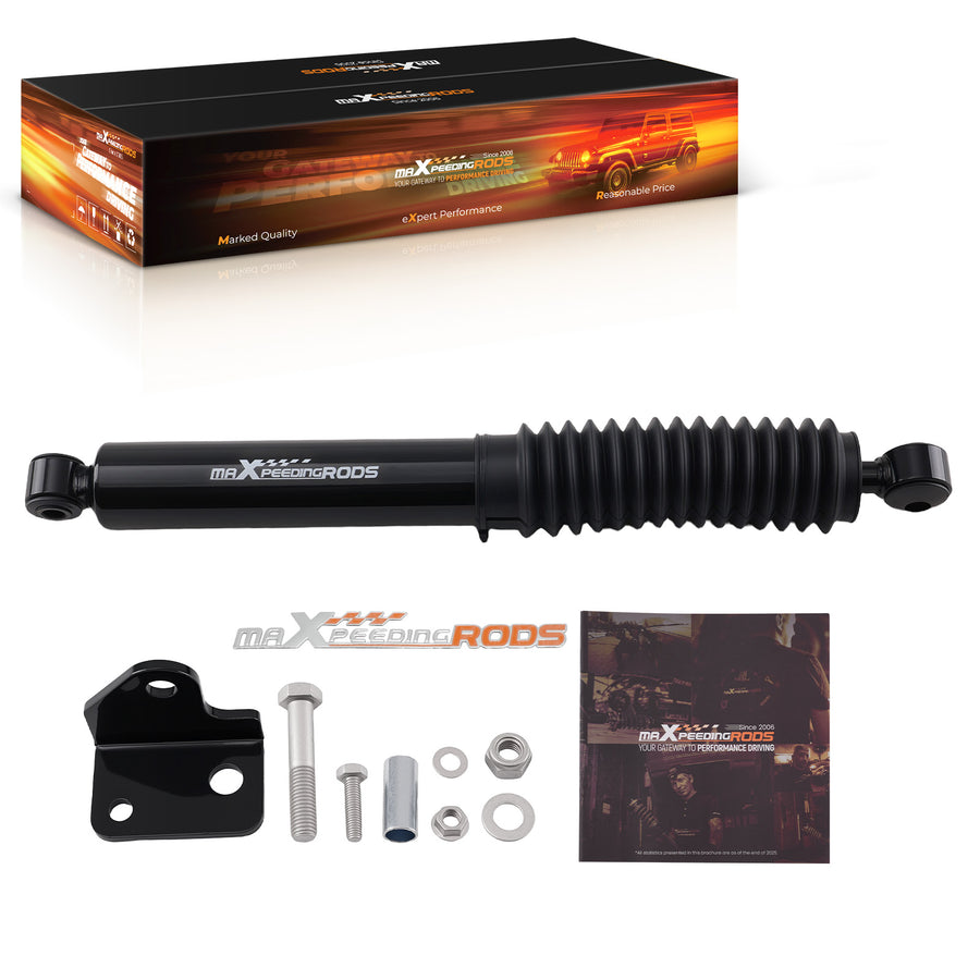 Single Steering Stabilizer compatible for Jeep Wrangler JK JKU 07-18