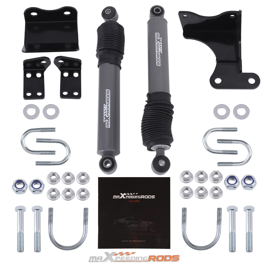 Dual Steering Stabilizer Kit compatible for Jeep Wrangler JK 2007-2018