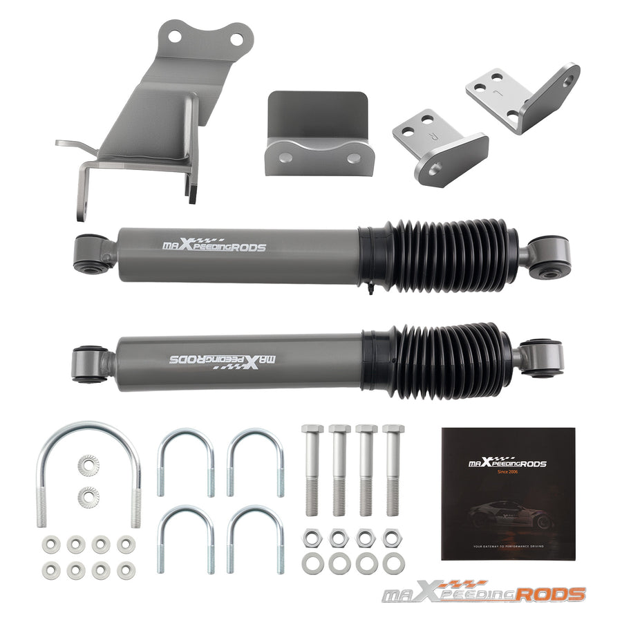 Dual Steering Stabilizer compatible for Jeep Wrangler JL / Gladiator JT 4WD 2018-2023