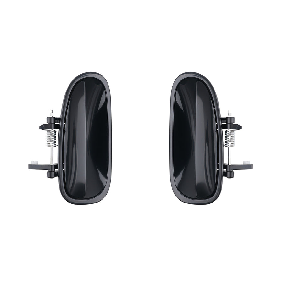 Black Door Handle Front Left Rear compatible for Honda Civic 96-00 HO1520101 4Pcs