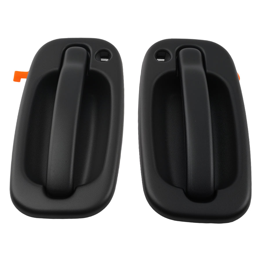 4PC Black Door Handle compatible for Cadillac Escalade 1999-2006 15721571 15915659