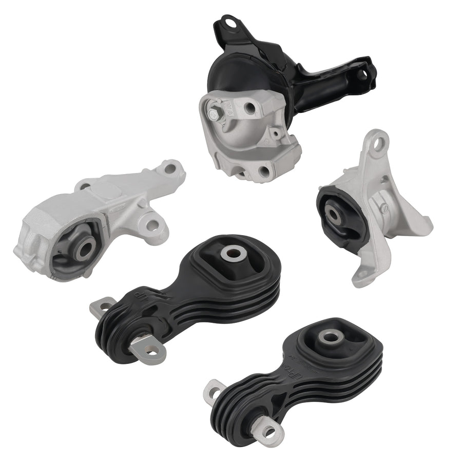 5x Automatic Engine Motor Mount Set compatible for Honda CR-V 2.4L L4 2015 2016 A65081