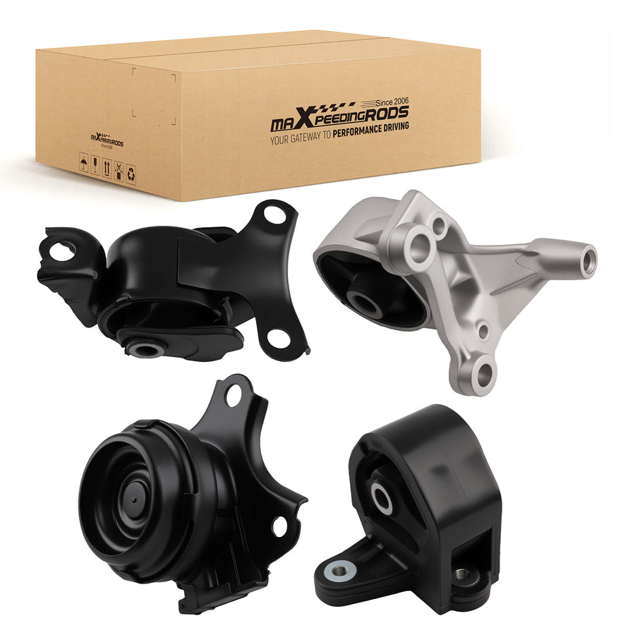 4x Engine MotorTransmission Mount compatible for Honda Civic EX l4 1.7L 2001-2005 Manual