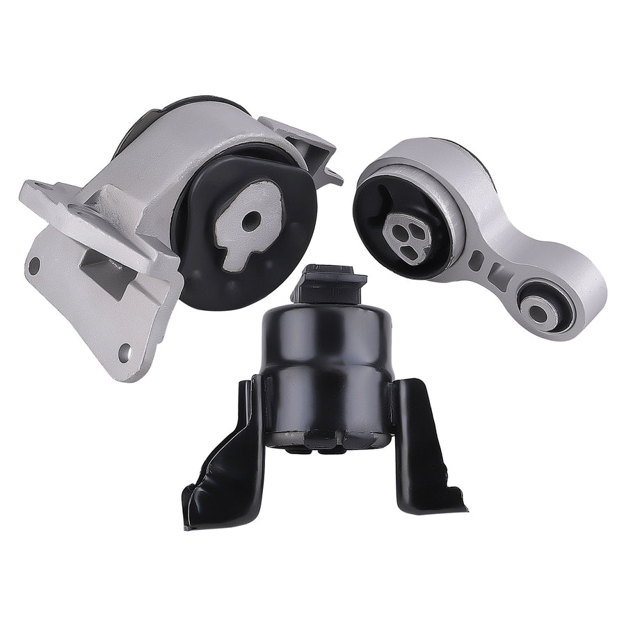 3Pcs MotorTrans Mount Set compatible for Ford Fusion SE 2L4 2.5L 2010-2012 104-2287