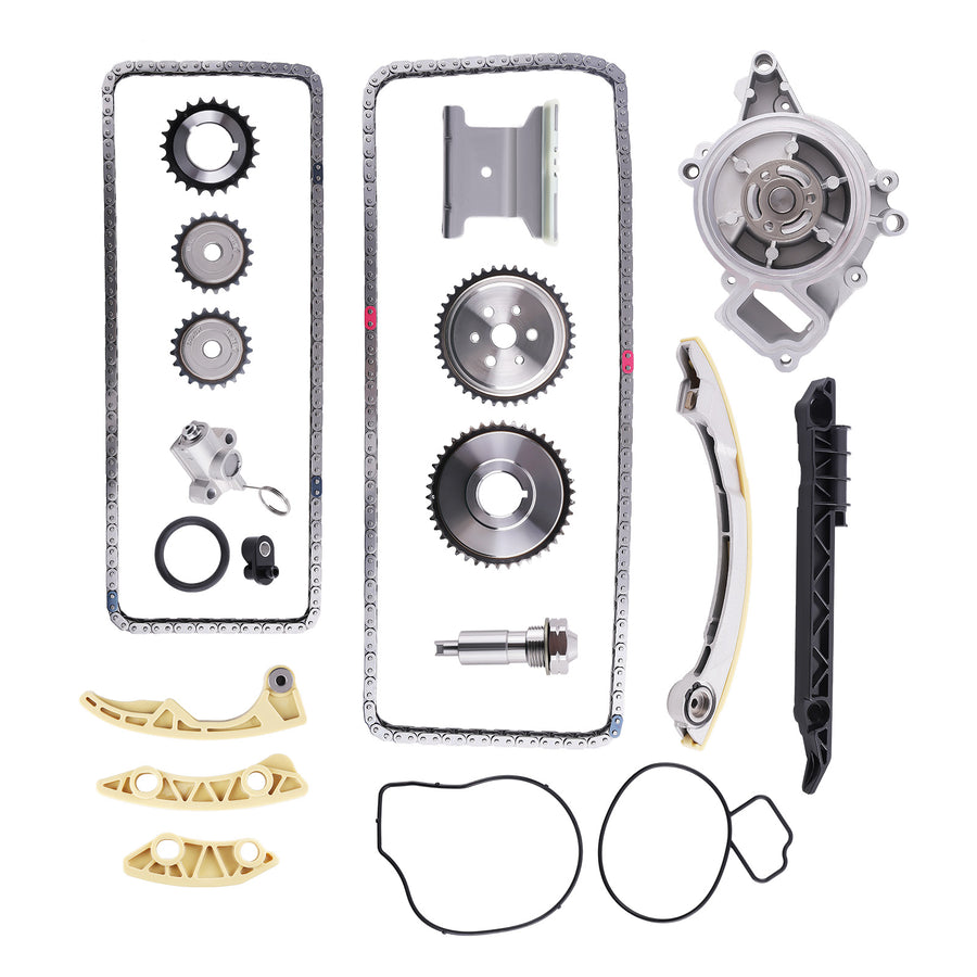 Engine Timing Set Compatible for Buick Verano compatible for Regal 2.4L 2012-2015 with Water Pump 15pcs