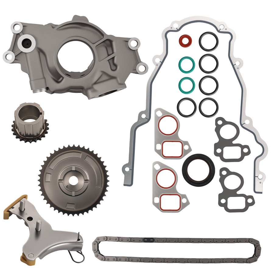 Complete Timing Chain Set compatible for Chevy Avalanche compatible for Tahoe GMC Yukon 4.8L 5.3L 2007-09