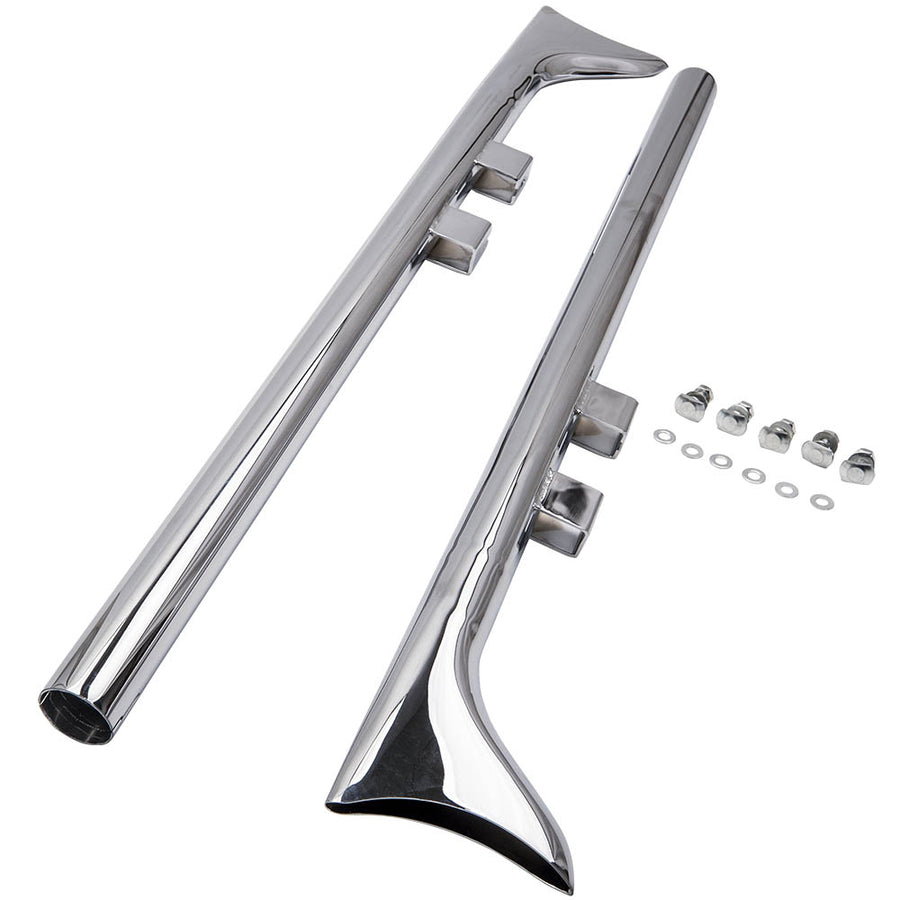 For Touring Ultra Exhaust Fishtail Muffler 36