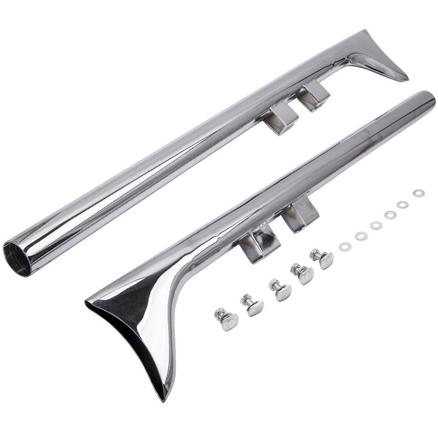 For Touring Ultra Exhaust Fishtail Muffler 36