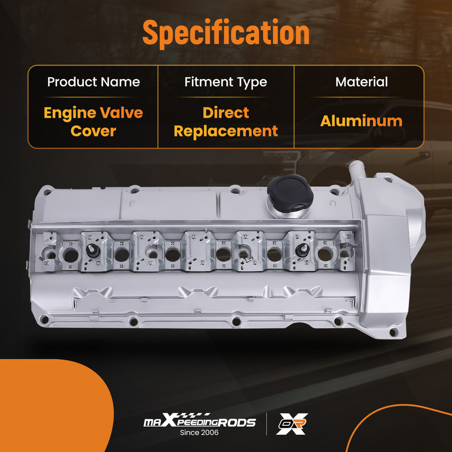 Upgrade Aluminium Valve Cover Set compatible for BMW E36 E39 323is 328is 528i M3 1996-1999