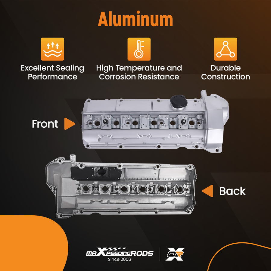 Upgrade Aluminium Valve Cover Set compatible for BMW E36 E39 323is 328is 528i M3 1996-1999