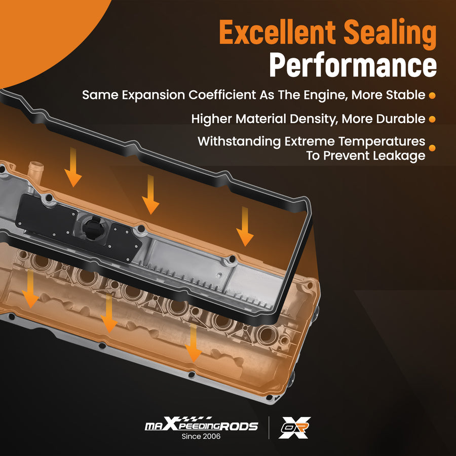 Upgrade Aluminium Valve Cover Set compatible for BMW E36 E39 323is 328is 528i M3 1996-1999