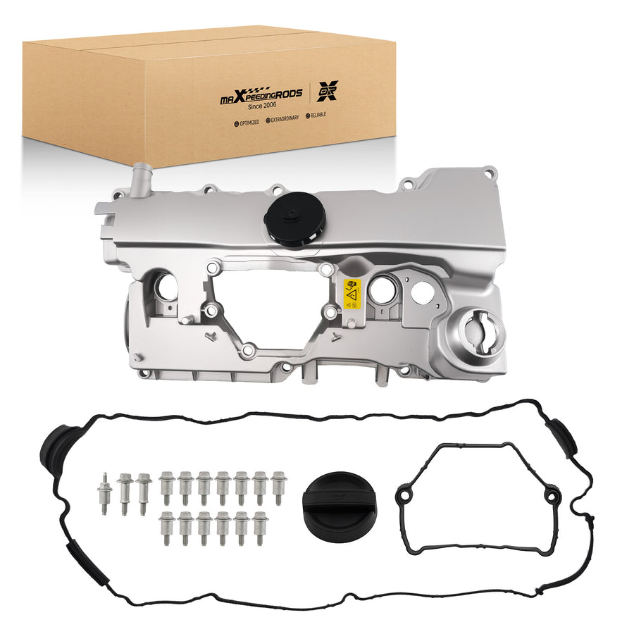 Engine Valve Cover w/Gasket compatible for BMW 5 E60 520i 520Li Z4 E85 2.0 i 11128645888