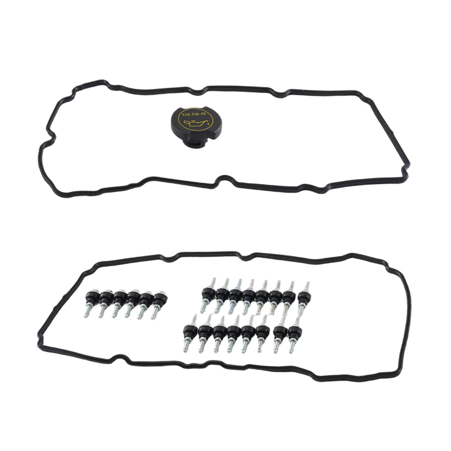 LeftRight Engine Valve Cover compatible for Ford Explorer F150 Edge3.5L 3.7L 2011-2019