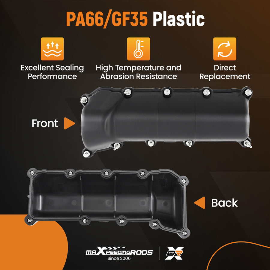 Right Side Valve Cover compatible for Dodge Ram 1500 compatible for Durango Grand Cherokee 3.7L 2002-2012