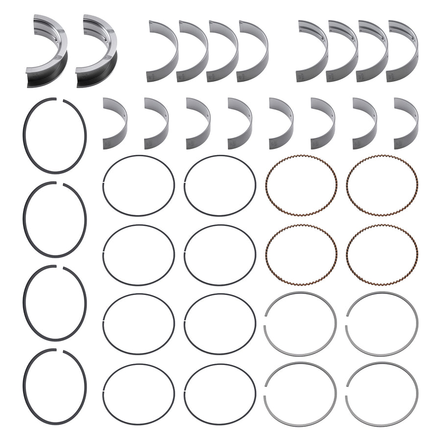 Bearing Ring Kit compatible for Nissan 240SX/Pickup 2.4L 1989-1999 12033-53F01 Steel