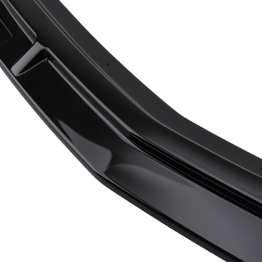 Front Bumper Component compatible for Mercedes Benz W204 Base 2008-2014 Gloss Black