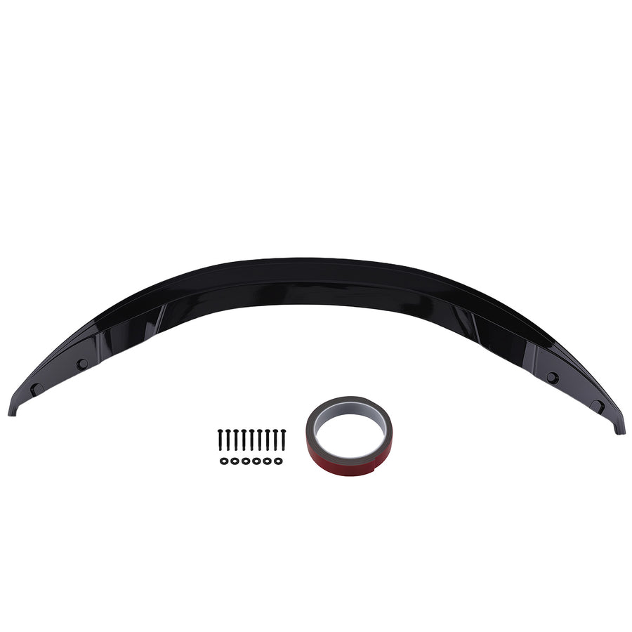 GTS Front Splitter Lip compatible for BMW E92 E93 M3 2007-2013 Glossy Black Bumper