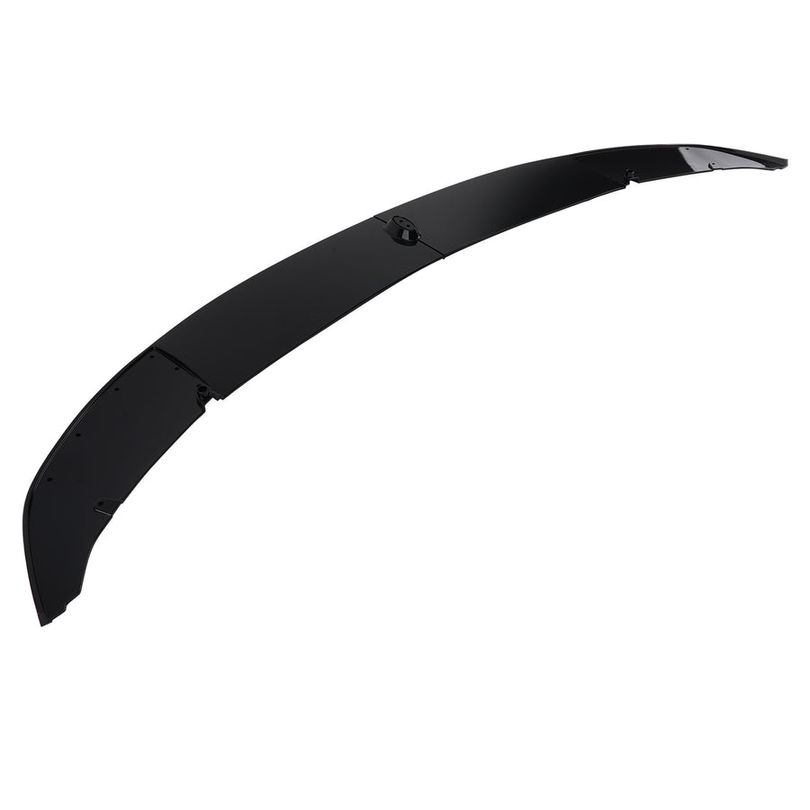 Glossy Black Front Bumper Spoiler Lip Kit For 2011-2016 compatible for BMW F10 5 Series M Sport