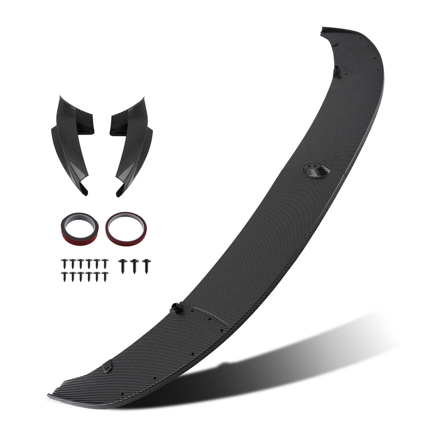 New M Sport Carbon Fibre Front Bumper Spoiler Lip For 2011-2016 compatible for BMW F10 5 Series