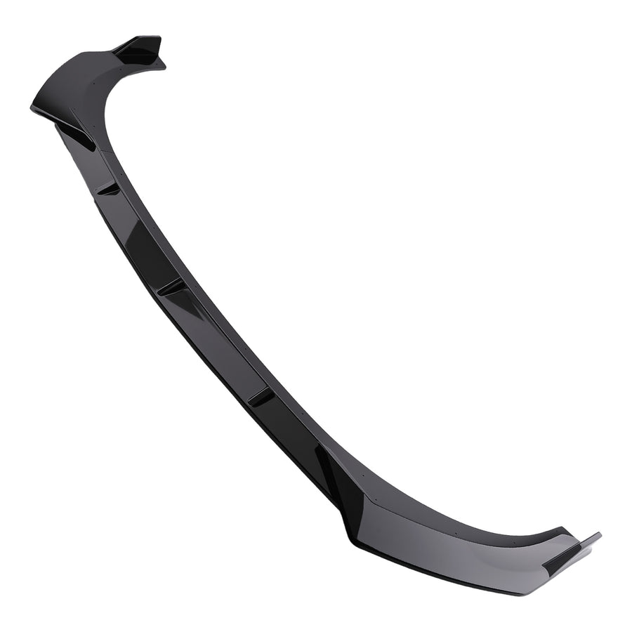 Front Bumper Cover Lip compatible for Hyundai Elantra 2021-2024 Gloss Black Plastic Lower