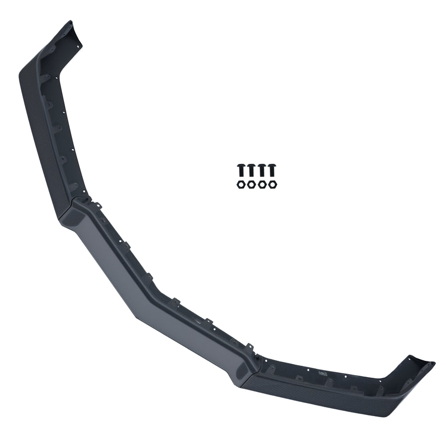 3 Piece Carbon Fibre Front Lip Z07 compatible for Corvette C8 Z06 2023-2025 Splitter Kit